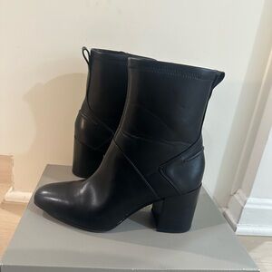 Franco Sarto Black Heeled Boots